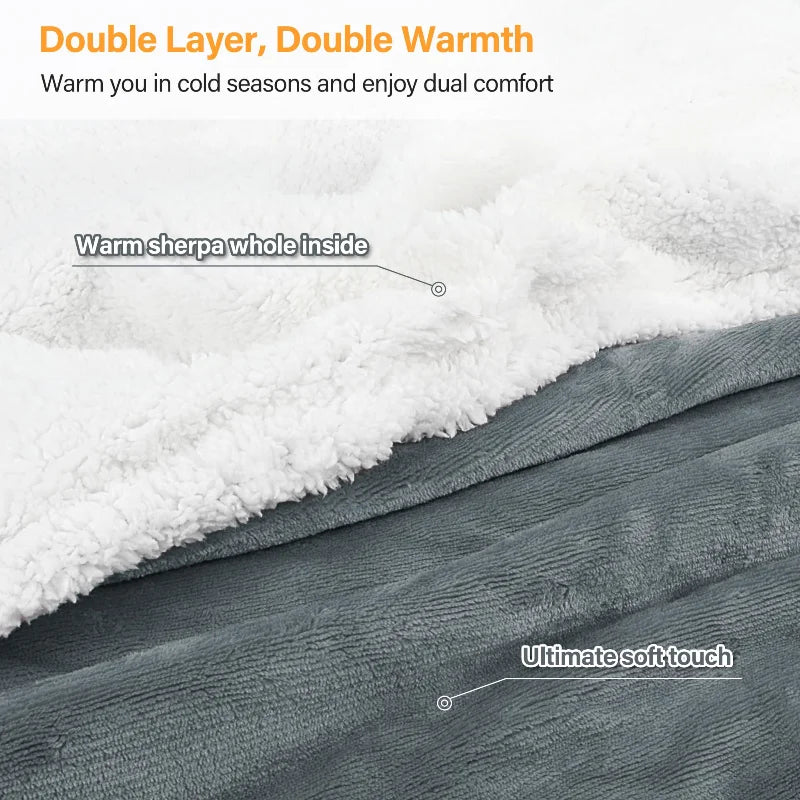 Electric Blanket Wrap ❄️